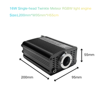 Großhandel Maßgefertigte PMMA LED Glasfaser-Lichtplatten 6000K Tageslicht IP20 Funkelnder Sterneffekt 12V App-Steuerung Dimmbar