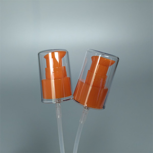 OEM 20/410 24/410 Color negro PP + AS <span class=keywords><strong>Big</strong></span> Over <span class=keywords><strong>Cap</strong></span> Tipo tornillo Bomba de crema Bomba de tratamiento para botella - Product Image 4