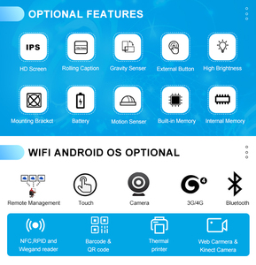 Marco de Fotos con <span class=keywords><strong>Video</strong></span> de Últimos Modelos, Marco Android de 15.6 Pulgadas con <span class=keywords><strong>Video</strong></span> en Vivo para Recepción Corporativa - Product Image 5