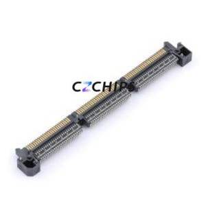 QRM8-078-01-L-RA-GP Board-to-Board & Backplane Connector SMD,P=0.8mm,Horizontal Mount Connector 156P 0.8mm Horizontal Mount 2 - Product Image 1