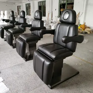 barbershop beauty salon body art professional adjustable black electric tattoo spa 2 3 motors black base chair bed