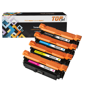 Topjet W2130X W2131X W2132X W2133X 213X Cartucho cartuccia Toner a colori Laser compatibile per stampante <span class=keywords><strong>HP</strong></span> LaserJet 5700dn 5800dn - Product Image 1