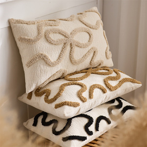 Vỏ gối sofa trang trí nhà cửa <span class=keywords><strong>18</strong></span> <span class=keywords><strong>x</strong></span> <span class=keywords><strong>18</strong></span> cm, chất liệu nhung <span class=keywords><strong>x</strong></span>ù, kiểu nơ, hàng hiệu - Product Image 5