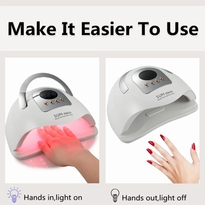 <span class=keywords><strong>Appareil</strong></span> de <span class=keywords><strong>manucure</strong></span> de salon professionnel SUN X26 MAX 380W LED lampe <span class=keywords><strong>UV</strong></span> d'art d'ongle pour le séchage rapide de vernis de gel avec 81 LED 4 minuteries - Product Image 3