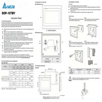Controlador PLC con Pantalla HMI DOP-107BV de 7 Pulgadas, Pantalla Táctil HMI Nueva Original en Stock