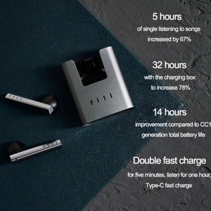 Audífonos Inalámbricos Originales FIIL CC 2 CC2 BT 5.2, Auriculares TWS para Juegos, Cancelación de Ruido - Product Image 5