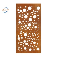 Écran d'intimité moderne blanc personnalisable avec motifs en filet Diviseur de décalcomanie murale pour jardin extérieur Patio debout