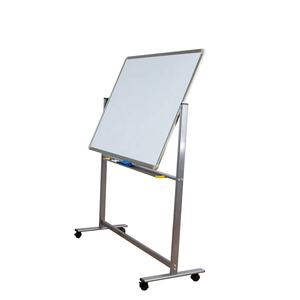 Pizarra blanca ajustable de 90x60cm para móvil, tablero de anuncios de enseñanza con rueda Flexible para escuela, hogar, Metal duradero económico - Product Image 3