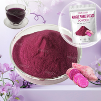 Poudre de patate douce violette en gros, extrait instantané de patate douce violette