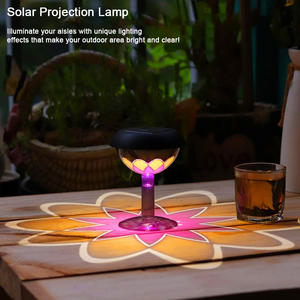 Lampe solaire LED décorative en forme de fleur pour extérieur, 600 mAh, IP44, étanche, pour aménagement paysager et allées - Product Image 2