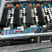Amplificateur de puissance numérique professionnel 1U Classe D 4x1000W (DSP), idéal pour les fêtes et les scènes extérieures ; prend en charge l'OEM/ODM.