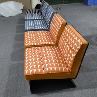 Chaise d'Appoint Moderne à Cadre en Métal Doré Mobilier de Salon en Cuir Synthétique Chaise de Lecture pour Hôtel Salon