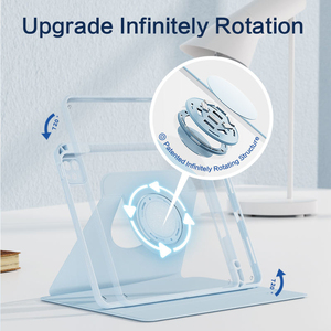 Funda Universal Giratoria 360° para iPad 7/8/9 Generación-10.2, Funda de Cuero PU con Función de Activación Inteligente y Ranura para Lápiz - Product Image 4