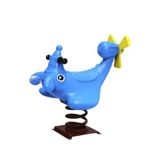 Thiết Bị Sân Chơi Ngoài Trời Nhựa Ngoài Trời Trẻ Em Mùa Xuân Rocking Horse