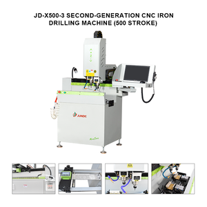 Máquina combinada de corte, perforación y fresado de perfiles de aluminio JD-X500-3 con sierra de 45 y 90 grados para gabinetes, armarios, ventanas y puertas - Product Image 3