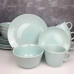Vajilla de cerámica de estilo vintage, 16 piezas, diseños elegantes, venta al por mayor - Product Image 3