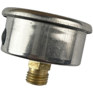 Manomètre de lavage de voiture en acier inoxydable argenté 55/58/28/380 Psi résistant aux chocs - Product Image 1