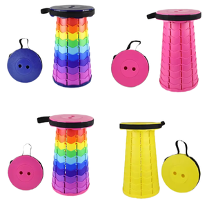 Có thể gập lại có thể thu vào phân Ghế nhựa di động Kính thiên văn Phân co lại cắm trại câu cá vườn ráp gấp Phân - Product Image 1