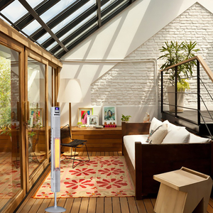 <span class=keywords><strong>Chauffe</strong></span>-terrasse infrarouge au quartz autoportant, personnalisable en gros, étanche IP65, télécommande, 249 pieds, pour usage commercial - Product Image 6