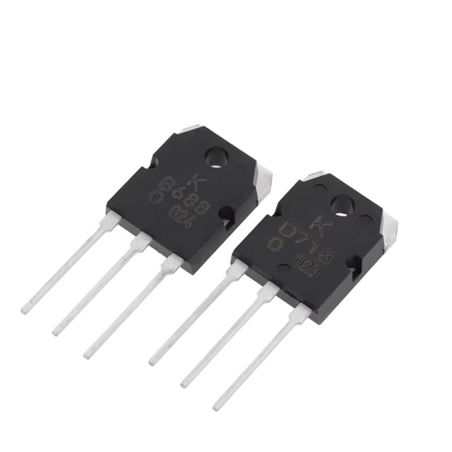 HYST Bipolar (BJT) Transistor PNP 120V 8A 10MHz 80W Through-hole TO-3P Audio Power Amplifier Pair Tubes B688 D718 2SB688 2Sd718