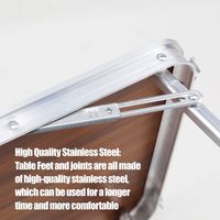 Table de pique-nique pliable, en Aluminium, robuste et moderne, pour extérieur, randonnée et Camping, offre spéciale