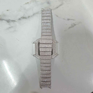 <span class=keywords><strong>Orologio</strong></span> da <span class=keywords><strong>uomo</strong></span> di lusso con diamanti Moissanite in acciaio inossidabile, movimento meccanico analogico, quadrante in vetro, stile Hip Hop, testato. - Product Image 4