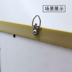 Stainless Steel Single Hole Hanging Ring Minimalist Design For <b>Wall</b> Decor And Picture <b>Frames</b> - Product Image 5
