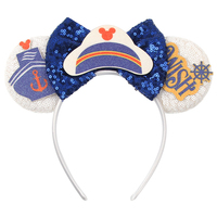 Serre-tête enfant mignon style dessin animé avec strass, sequins, nœud et oreilles de souris – Design populaire unisexe pour fêtes d'enfants