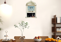 Horloge Azan Murale/de Table Musulmane Islamique Multifonction Numérique avec Alarme pour Prières de Mosquée, Cadeaux de Ramadan
