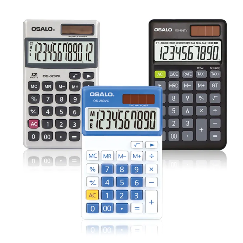 Christmas Gift Mini Cute Calculators Colourful 10 12 Digit Student calculadora Solar Small Customized Logo Pocket Calculator