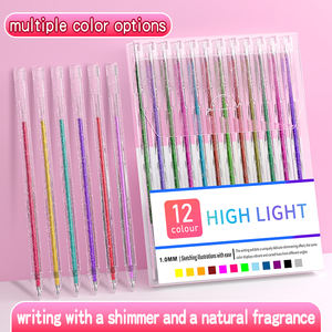 Stylos gel pailletés multicolores, pointe de 1,0 mm |   Surligneur à séchage rapide pour l'école, le journalisation, le scrapbooking et les projets de bricolage - Product Image 4