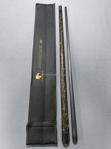 YINGDIKE Taco de Billar de 2 Piezas de Fibra de Carbono para Salto y Golpeo, 19.5oz, Punta de 12.9mm, con Bolsa Protectora - Product Image 1