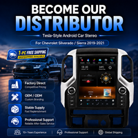 Système de navigation pour voiture, autoradio 12,1 pouces style Tesla, CarPlay WiFi pour Chevrolet Silverado / Sierra 2019-2021, fournisseur en gros