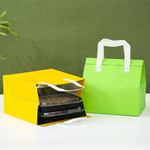 Reusable Non-Woven Tote Bags for Food & Drinks Portable Fabric Insulated for Hot & Cold Delivery Cake Packaging Pouches - Product Image 2