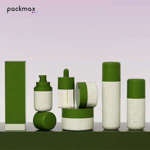 15ml PP vacuum bottle & 50ml pump lotion/essence bottle with <b>dust</b> <b>cap</b> – refillable cream & skincare packaging - Product Image 2