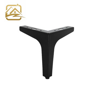 Patas de Sofá Modernas de Metal Dorado en Forma de T de 10cm/13cm/15cm/17cm, Patas de Hierro para Muebles, Fácil Instalación para Cama - Product Image 1