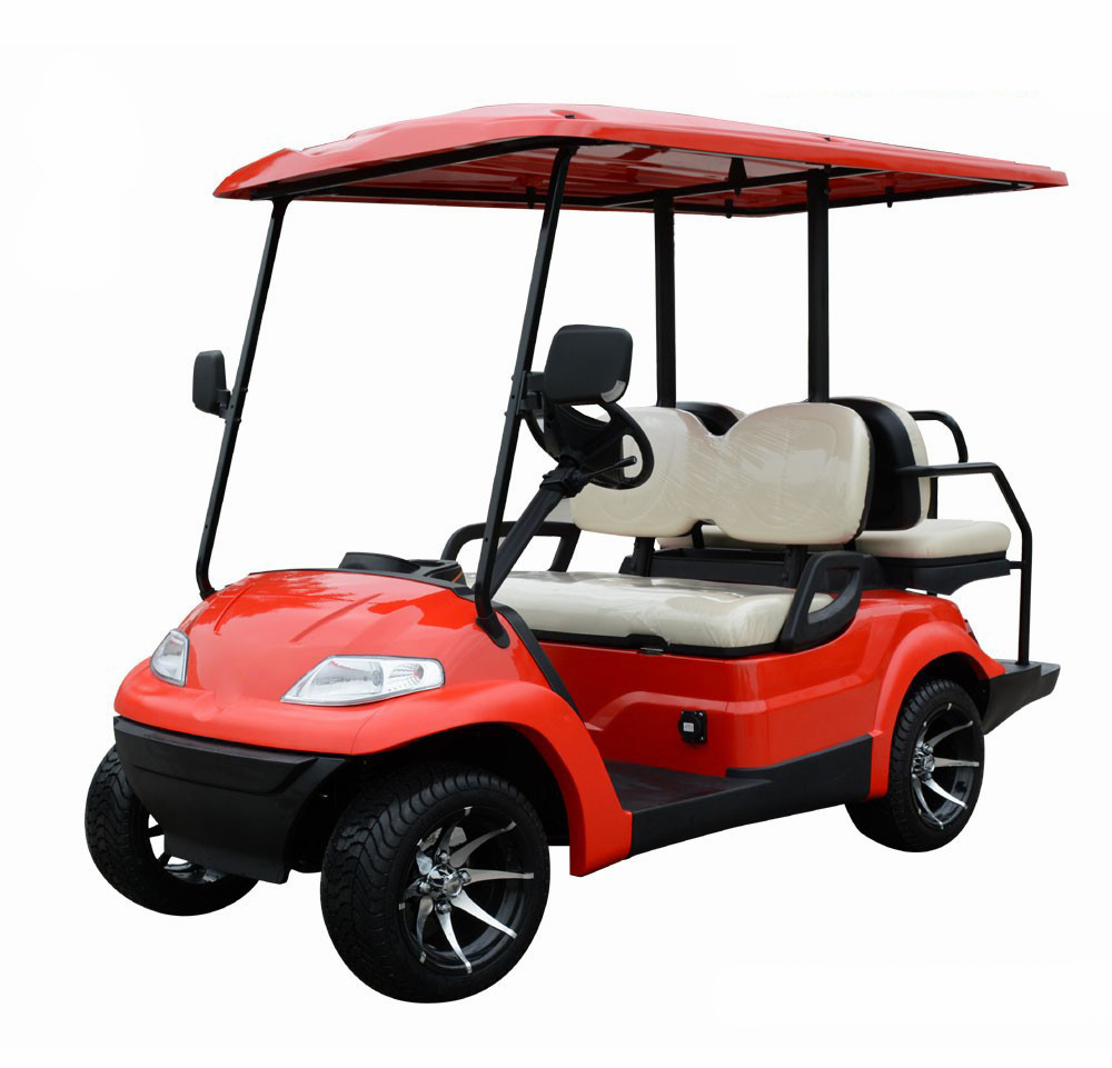 Lingtu電気ゴルフカート5kwクラシック電気自動車ゴルフカート2人