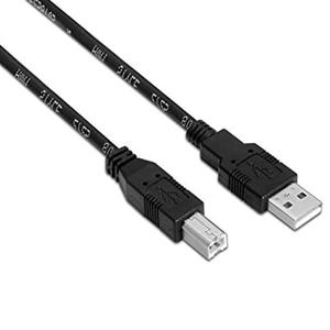 Câble USB 2.0 pour imprimante type A/M et B/M, noir, 1,8 m, pour la connexion d'imprimantes et d'autres appareils USB. - Product Image 1