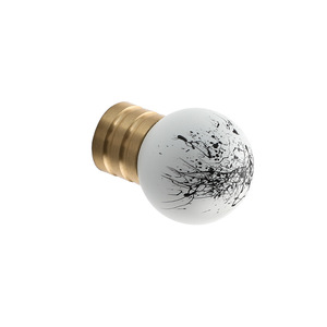 Brass Ball Cabinet Handles Round Minimalist Wardrobe Drawer <b>Knobs</b> Durable For Furniture - Product Image 4