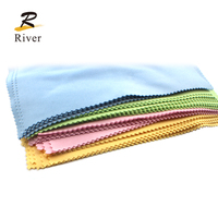 Produit populaire Couleur personnalisée Bon marché Logo personnalisé Nettoyant microfibre pour lunettes Lingettes pour écran Chiffon de nettoyage pour lentilles