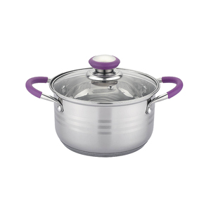 Juego de Utensilios de Cocina de Acero Inoxidable Clásico de Alta Calidad de 4 Piezas con Tapa de Silicona <span class=keywords><strong>para</strong></span> <span class=keywords><strong>Cocinar</strong></span> en Hierro y Vidrio - Product Image 5