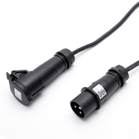 Prise et fiche industrielles étanches monophasées 3 broches 16 ampères 16A 220-250V IP44
