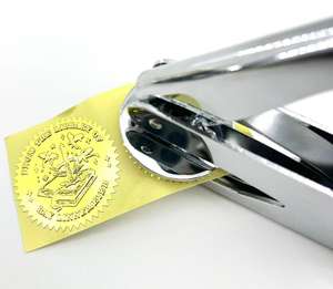 Timbre <span class=keywords><strong>à</strong></span> embosser personnalisé en or rose, <span class=keywords><strong>pince</strong></span> <span class=keywords><strong>à</strong></span> embosser manuelle, timbre en acier inoxydable pour petites entreprises, embosseur de livres, sceau de notaire personnalisé - Product Image 2