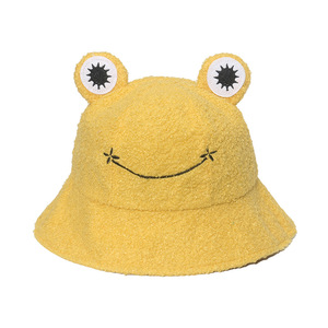 Gorro de Pescador de Rana Esponjosa, Bonito y Cálido, Verde, de Dibujos Animados, para Deportes al Aire Libre en Invierno - Product Image 3