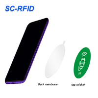 Étiquettes adhésives NFC mini réinscriptibles, petits autocollants RFID en rouleau, étiquettes NFC 213, carte d'accès mobile, autocollants NFC 25 mm