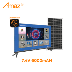 <span class=keywords><strong>Téléviseur</strong></span> <span class=keywords><strong>LED</strong></span> intelligent solaire portable 7,4 V 32 pouces avec batteries – Ensemble de télévision solaire - Product Image 2