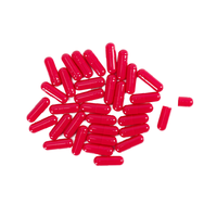 Gélatine transparente et capsules végétaliennes Tailles séparées 000 00 0 1 2 3 4 Matière première certifiée Halal Capsules végétales vides HPMC