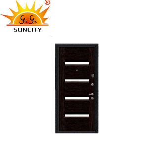 Portes en bois Design Portes de sécurité battantes Fantaisie Turquie <span class=keywords><strong>Porte</strong></span> <span class=keywords><strong>blindée</strong></span> Prix Sécurité Acier Moderne Imperméable Conception Graphique Polymère - Product Image 2