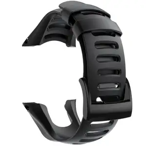 Muy popular banda de silicona negra especial para SUUNTO AMBIT Serie correa de silicona hombres reloj accesorios pulsera