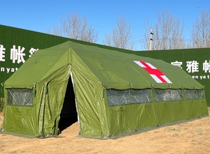 Carpa de Campaña Militar Verde Militar de Fábrica OEM, Resistente, Ligera, Desplegable y de Ensamblaje Rápido - Product Image 2
